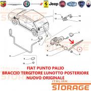 Fiat Punto Palio Braccio Tergitore Lunotto Posteriore Nuovo Originale 735278600